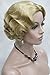 StrongBeauty Vintage Marilyn Monroe Cosplay Wig Short Wavy Flapper Wig