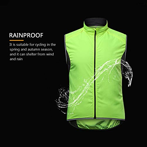 Mannen Fietsen Vest Mouwloos Waterdicht Winddicht MTB Gilet Met Reflecterende Strip (Kleur: Paars, Maat: Large) - Afbeelding 4