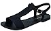 Breckelle's Women's Slingback T-Strap Buckle Flat Sandal
