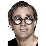 Smiffys Magnify Your Eyes Bug Eye Specs Size: One Size