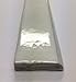 1.5x12 Bullnose White Crackled Glossy Ceramic Trim Tile