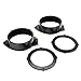 Scosche Compatible with Select 2010-Up Chevrolet Camaro Speaker Adapter, Pair SAGMCM656, Black