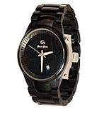 Wooden Watch by Gassen James - Men's Style Omicron II Ebony Wood