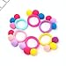 Ecome Elastic Hair Ties Rope Ponytail Holder Baby Girls Accessories 6PCS