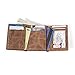 ID Stronghold RFID Blocking Trifold Wallet for Men - Crazy Horse Western Leather