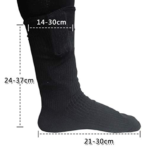 SunshineFace Elektrische verwarmde sokken, oplaadbare winter warme katoenen thermische sokken, uniseks voetwarmer… - Image 4