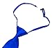 GZZOU Woman Tie, Ladies Fashion Solid Color Pre-Tie School Style Silk Necktie (Blue)