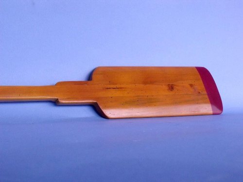 Wooden Shoreline Squared Rowing Oar w/ Hooks 36" - Decorative Paddle - Wooden P