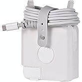 YSCLBAHUKE Case for Apple MacBook Charger - Travel Cord Organizer for 35W/30W/29W Adapters, USB-C Power Charging Cable Management Cord Winder for MacBook Air 12'' 13'' (A1540 A2164 A1882 A2676) 