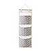 melupa Hanging Storage Bag, Wall Door Closet Nursery Storage Bag Over The Door Organizer with 3 Pockets for Room Bathroom