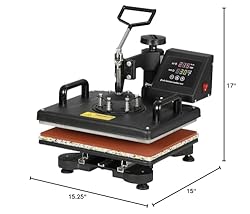 F2C 5 in 1 Pro Heat Press Machine 12x15 Digital