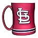 MLB St. Louis Cardinals 14-ounce Sculpted Relief Mug Alternate Color, Red