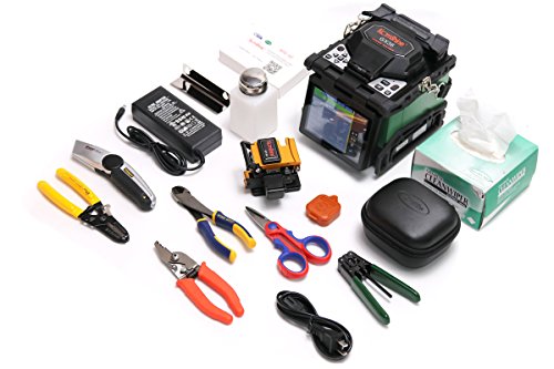 ARC Fusion Splicer Kit KOMSHINE GX36 w/ 9 Languages + QX50-MS2 850/1300+1310/1550nm 21/19/30/28dB OTDR Tester +Fiber Optic Power Meter + Optic Fiber Light Source + Visual Fault Locator/ VFL