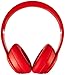 Beats Solo 2 WIRED On-Ear Headphone NOT WIRELESS - Red (Renewed)