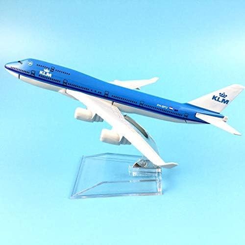 GUOLIAN 1:400 16cm Boeing B747-400 KLM Metal Airplane Model Plane Toy Plane Model Office Decoration Gift