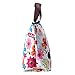 RALMALL Lunch Bag Cooler Bag Insulated Lunch Box Waterproof Tote Bag Reusable Lunch Holder Container - Cute Portable Lunch Pouch Zipper Oxford Cloth - Lunch Organizer floral for Picnic/travel/Work
