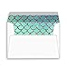 20 Fill in Mermaid Invitations with Envelopes,Magical Glitter Mermaid Party Invitations,Mermaid Birthday Invitation Under The Sea Invitations