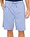 Nautica Men's Soft Woven 100% Cotton Elastic Waistband Sleep Pajama Short, Blue Bone, X-Large