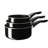 Ikea Home Indoor Saucepan set of 3 black