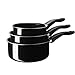 Ikea Home Indoor Saucepan set of 3 black