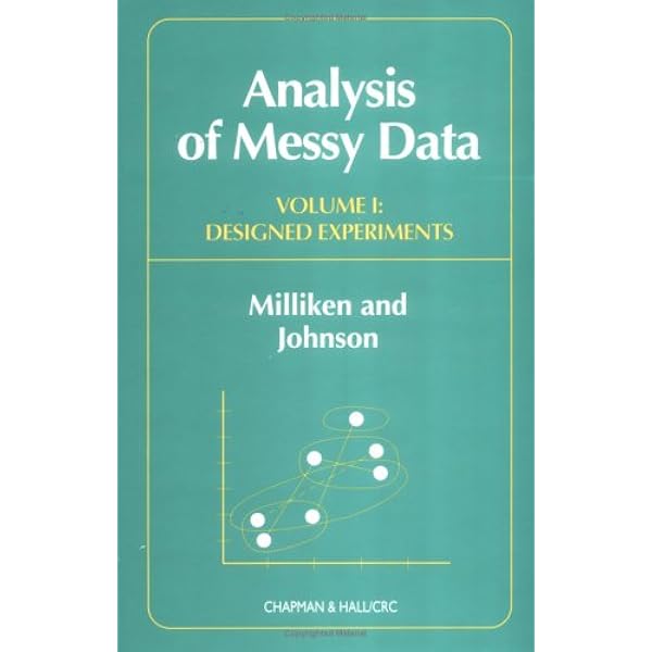 Amazon Com Analysis Of Messy Data Volume I Designed Experiments 9780412990816 Milliken George A Johnson Dallas E Books