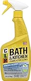 CLR Bath and Kitchen Cleaner, Fresh Scent, spray bottle, 26 Ounce