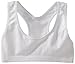 Maidenform Girl Big Girls' Seamless Racerback Sports Bra, White, Medium