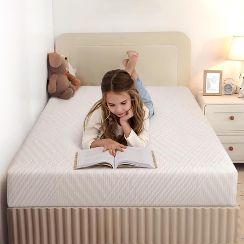 Twin Mattress in a Box, 6 inch Mattresses for Kids Bed Single Size Daybed Individual Bunk, Memory Foam Medium Firm Image