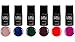 BMC 6pc Cream and Glitter Style Speed Gel Nail Polishes-Unforgettable Collection
