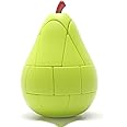 Yealvin 3D Fruit Cube 3×3 Magic Speed Cube Children's Educational Toys Puzzle Cube Brain Teaser (Pear)