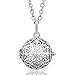 EUDORA Harmony bola Snow Flower Mother's Day Gift Musical Chime Ball Pendant Pragnancy Necklace