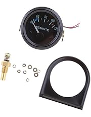 Jauge Température Eau Auto 2 Pouces - 12V Universelle | 100-220°F | Avec Capteur Pour Voiture, Camion, Bateau