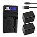 E-TS Upgraded 5000mAh Panasonic VW-VBT380 Battery Replacement 2-Pack Compatible With Panasonic HC-V210, HC-V250, HC-V380, HC-V510, HC-V520, HC-V710, HC-V720, HC-V750, HC-V770, HC-VX870, HC-VX981K primary