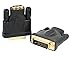 Benfei DVI-D DVI to HDMI Adapter, DVI to HDMI Bidirectional Male to Female Converter with Gold-Plated Cord 2 Pack