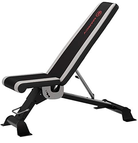 Marcy Foldable Adjustable Utility Weight Bench, Strength Training