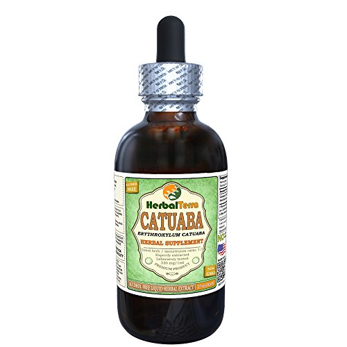Catuaba Alcohol-FREE Liquid Extract, Catuaba (Erythroxylum Catuaba) Dried Bark Glycerite 2 oz