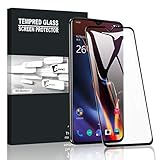 AVIDET Oneplus 6T Screen Protector,[Anti-Scratch][Bubble Free] 9H Hardness 0.3mm Ultra Slim 3D Full Coverage Premium Tempered Glass Screen Protector Oneplus 6T (Black)