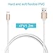 Miger 4Pack iPhone Fast Charging Cable, USB A Cable Compatible for iPhone Xs Max,XS, XR,X,8,8Plus,7,7Plus,6S,6S Plus,6 Plus,6,SE,5S,5C,5, and More (Blue+Gold+Green+Red, 4ft)