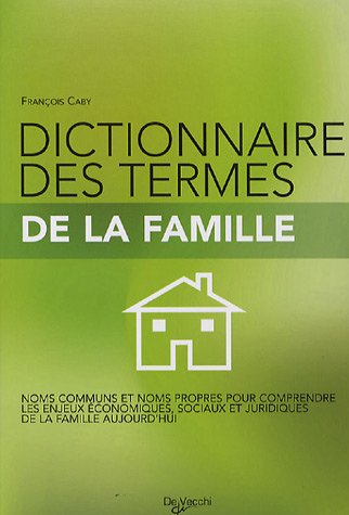 Dictionnaire des termes de la famille