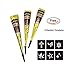 Temporary Tattoo, Color Black (3 Pack)