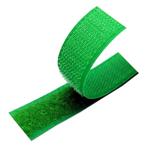 YunYunStrap Sew on Hook and Loop Tape 1 inch Non-Adhesive Back Nylon Strips Fabric Fastener, Interlocking Tape
