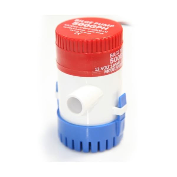 Superbuy-500-GPH-12V-20A-Electric-Submersible-Bilge-Pump-Marine-Boat-34-Outlet