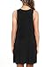 HAOMEILI Women's Sleeveless Pockets Casual Swing T-Shirt Summer Dresses S Black