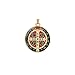 IntercessionTM Saint Benedict Color Medal (Golden - Extra Large - 1-3/4 Inches)