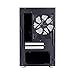 Fractal Design Nano S Window - Mini Tower Computer Case - ITX - Optimized for High Airflow and Silent Computing with ModuVent Technology -2x Fractal Design Dynamic X2 GP-14 Fans included -Black Window