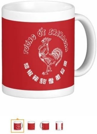 Sriracha Awesome Rooster Sauce Coffee Mug 11 oz by Coffee Mugs