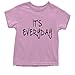 Expression Tees Youth (Black Print) It's Everyday T-Shirt Medium Light Pink
