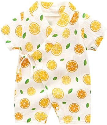 ベビー服 浴衣 甚平 新生児服 ロンパース Kukoyo 半袖 カバーオール 前開き 赤ちゃん 男の子 女の子 可愛い プリント 肌着 パジャマ ルームウエア ボディスーツ 着替え便利 柔らか 普段着 夏祭り 花火大会 撮影 写真 誕生日 生産祝い プレゼント