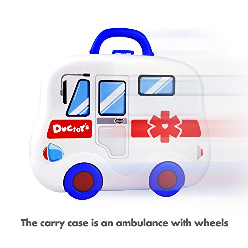 image for Zebrum Medical Toy Kit, Pretend Doctor & Nurse Medical Box Play-set fo