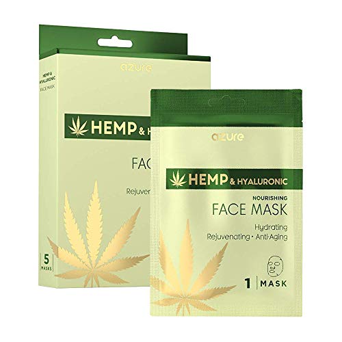 AZURE Hemp & Hyaluronic Nourishing Sheet Face Mask Deeply Hydrating